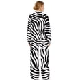 thumbnail image 2 of Yuyamidu Womens Lounge Sets 2 Piece Travel Outfits Soft Comfy Loungewear Matching Sweatsuit Black White Stripe Yoga Volleyball Workout Tracksuits Long Sleeve Sweatshirt Wide Leg Drawstring Sweatpants, 2 of 7