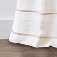 thumbnail image 4 of Better Homes and Gardens Woven Stripe Pole Top Curtain Panel, Set of 2, 4 of 5