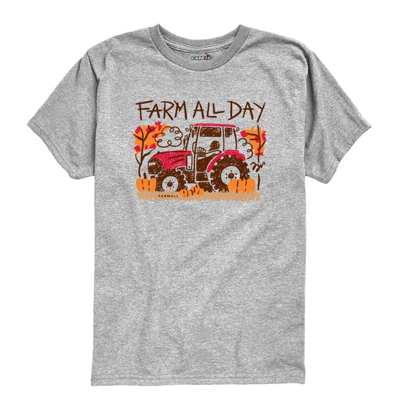 Case IH - Farm All Day Tractor Toddler Short Sleeve Graphic T-Shirt