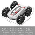 thumbnail image 4 of RC Car for Kids 2.4GHz RC Stunt Car 360° Rotation Remote Control Chasing Light Induction Toy Cars Double Sided Rotat, 4 of 7