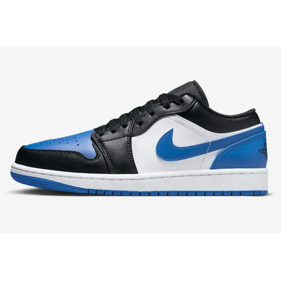 Nike Air Jordan 1 Low White/Royal Blue-Black-White 553558-140 Men's Size 9 Medium