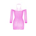 thumbnail image 5 of Miluxas Women's Fishnet Rhinestone Bodysuit Top Cut Out Mesh Bodysuit, 5 of 6