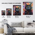 thumbnail image 3 of Therapy Cat Therapist Whimsical Pet Portrait Large Wall Art Poster Print Thick Paper 18X24 Inch, 3 of 5