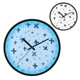 thumbnail image 2 of Indoor 12' Voice-Activated Luminous Decoration Wall Clock With LED Night Light Hand-drawn Crosses, 2 of 8