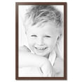 thumbnail image 2 of ArtToFrames 28" x 44" Honors Mahogany with Gold Picture Frame, 28x44 inch Brown Wood Poster Frame (WOM-5156), 2 of 7