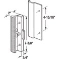 thumbnail image 2 of Sliding Glass Door Handle Set, Clamp Style, Surface Mount, Aluminum, Black, 1 Set, 2 of 2