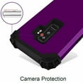 thumbnail image 4 of Dteck Galaxy S9 Plus Case with Tempered Glass Screen Protector, Dteck Heavy Dual Layer Full Body Protection Rugged Shockproof Case Hard PC Protective Back Cover For Samsung Galaxy S9+,Deep Green, 4 of 11