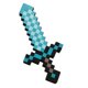 thumbnail image 1 of Espada de diamante segura y suave, espada de espuma de diamante EVA para accesorios de disfraces de fiesta temática de juegos, 1 of 9