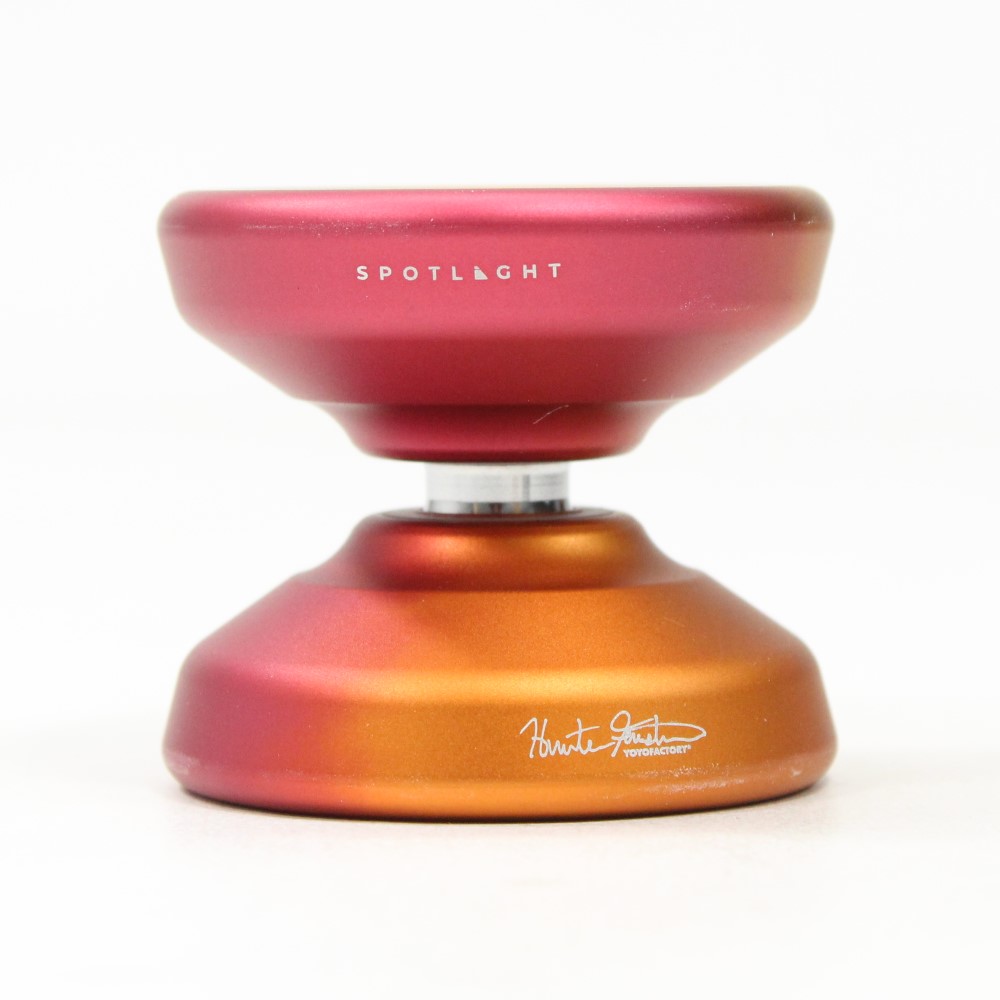 YoYoFactory Spotlight YoYo Wide Aluminum Hunter Feuerstein