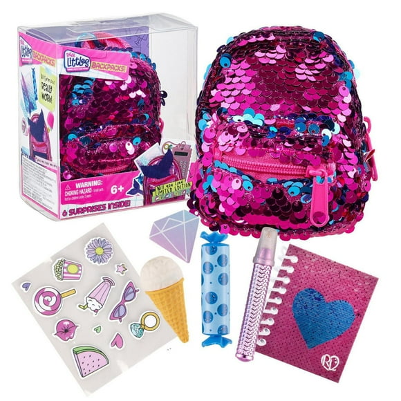 Real Littles - Collectible micro Backpack with 6 stationery surprises inside!