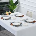 thumbnail image 5 of 15.4" Round Placemat Set of 1 Polyester Fabric Place Mats Non-Slip Dining Kitchen Table Mats for Kitchen Party Decor Cat by The Window, 5 of 5