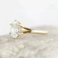 thumbnail image 2 of 2Ct Oval Cut Lab Created Diamond Women Engagement Ring 14K Yellow Gold Plated, 2 of 3