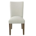 thumbnail image 4 of HomePop Traditional Fabric Parsons Dining Chairs, Soft Gray (Set of 2), 4 of 11