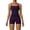 Purple, variant on LIUJUNSHOP Two Piece Workout Sets for Women Tank Top Matching High Waist Booty Lifting Shorts Gym Yoga Active Wear Outfits Blue L