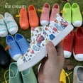 thumbnail image 4 of Zapatos con agujeros, zapatos de verano para niños y niñas, zapatos de playa, lindas botas de lluvia de dibujos animados, sandalias antideslizantes impermeables para padres e hijos, 4 of 6