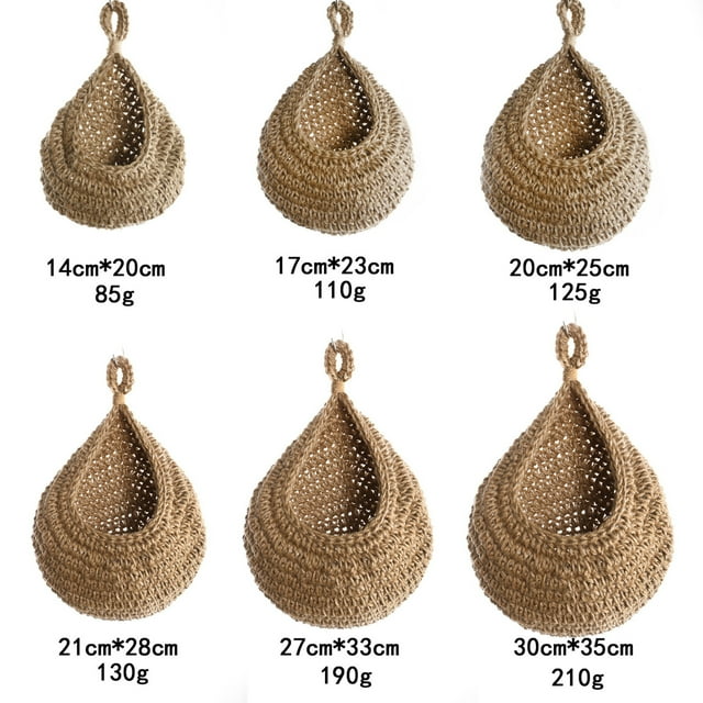 CEHVOM Hanging Wall Vegetable Fruit Baskets,Fruit Hanging Basket Clearance