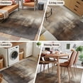 thumbnail image 5 of 3'x5' Area Rugs, Brown Indoor Outdoor Area Rug for Living Room Bedroom, Modern Abstract Art Oil Painting Ombre Washable Bathroom Rugs Kitchen Floor Carpet Mats Home Decor Aesthetic, 5 of 8