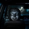 thumbnail image 7 of HCBY Scary Zombie Face Car Headrest Cover, Realistic Horror Print, Elastic Stretch Fabric, Universal Fit Spooky Decor for Auto Interior, Halloween Parties, 7 of 7