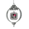 Love Heart Classic Holiday Ornament
