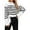 WH2, variant on Ugly Christmas Sweaters For Women Loose Striped Oversized Sweater With Flared Sleeves For Autumn And Winte