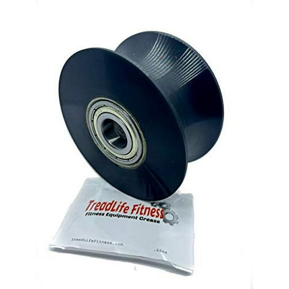TreadLife Fitness Elliptical Wheel - Works on FreeMotion - Part Number 329271 - Comes with Free Bearing Grease $10 Value!