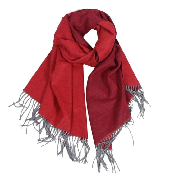 TZ Promise Womens Travel Scarf Warm Two-Tone Reversible Shawls and Wraps for Winter