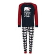 thumbnail image 2 of Shuttle tree Matching Family Pajamas Sets Christmas PJ's with Cartoon Bear Printed Tee and Pants Family Pajamas Matching Set, 2 of 10