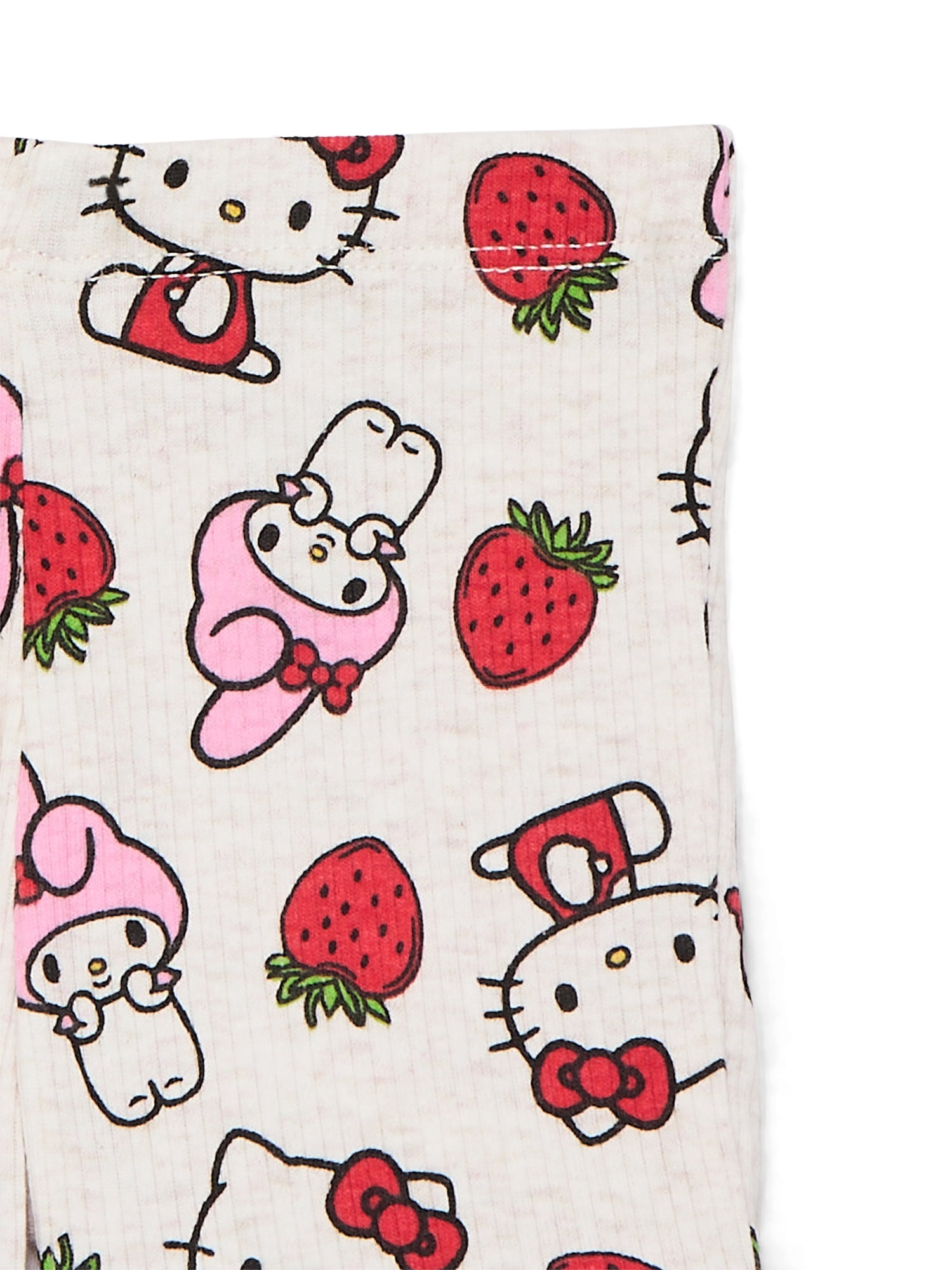Hello Kitty Baby Girls Graphic Tee and Bike Shorts Set, 2-Piece, Sizes 0/3M-24M