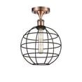 thumbnail image 2 of Innovations Lighting  Ballston Lake Placid - 1 Light 10" Semi-Flush Mount Antique Copper, 2 of 5