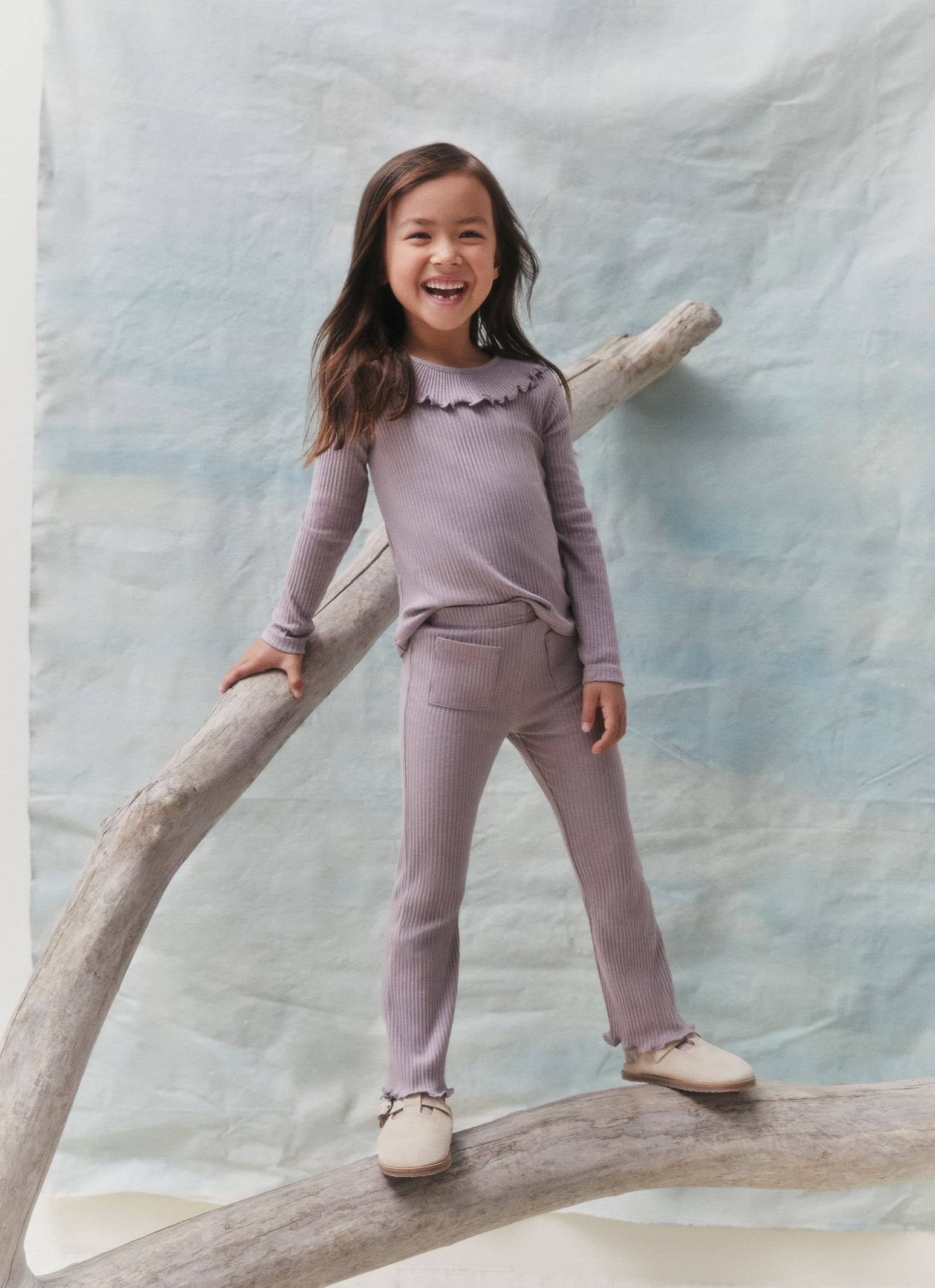 easy-peasy Toddler Girl Rib Flare Leggings, Sizes 18M-5T