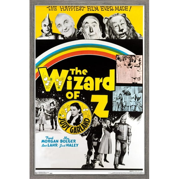 The Wizard Of Oz - One Sheet Wall Poster, 22.375" x 34", Framed