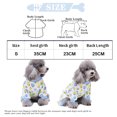 thumbnail image 2 of Pijamas para perros pequeños, mono suave para cachorros y gatos, ropa cómoda para mascotas (), 2 of 5