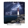 thumbnail image 1 of ABPHQTO Cortina de ducha Barnegat Inlet Lighthouse Cortina de ducha impermeable 150x180 cm, 1 of 2