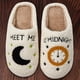 thumbnail image 5 of Zapatillas de invierno antideslizantes para mujeres y hombres acogedoras Meet Me At Midnight zapatillas de moda, 5 of 9