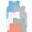 Milieu Green, Adobe Coral, Blue Flower, Light Grey Heather, Vivid White, variant on Wonder Nation Boys Sleeveless Tough Tank Top 5 pack, Sizes 4-18 & Husky