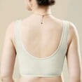 thumbnail image 6 of Womens Everyday Bras, Front Closure Bras for Women no Underwire Padded Wireless Comfort Full Coverage Bra with Support Bra M-5XL, 6 of 7