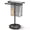 Black, variant on S-Shape Countertop Towel Holder - Height Adjustable Metal & Wood Base
