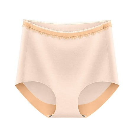 

Youmylove Lady Underwear Solid Color Breathable Thongs Comfortable Female Intimates Beige Breathable Lingerie Briefs Underpants 1PC Bragas De Mujer