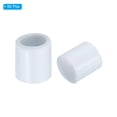thumbnail image 3 of Uxcell PVC End Caps, 50 Pack 8mm IDx11mm OD Bottom Round Bolt Cover Feet Caps Protector, White, 3 of 7