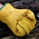 thumbnail image 2 of Eigraketly 1 par de guantes de cuero de doble capa con orificio para colgar, guantes de soldadura elásticos resistentes al calor para acampar, accesorio Type2 NO2 Eigraketly OD021852-01, 2 of 6