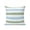 Sage Green Blue, variant on Waterproof Outdoor Throw Pillows with Inserts 16"x16", Sage Green Striped Soft Decorative Pillowcases for Couch Bedroom, Farmhouse Sage Green Stripes Pillow Covers for Sofa Living Room