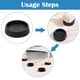 thumbnail image 2 of Ficarrico Juego de 6 ruedas de goma para muebles, tapetes circulares antideslizantes, tapetes para muebles, ruedas para muebles, protectores de piso para patas de sillas, apto para todos los pisos y, 2 of 8