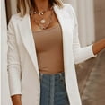 thumbnail image 2 of BangWanChi Women Blazer Casual Women Loose Long Sleeve Casual Jacket Ladies Office Wear Coat Blouse, 2 of 5