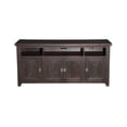 thumbnail image 2 of Bowery Hill Coffee Plantation 65" Solid Wood TV Stand Espresso, 2 of 7