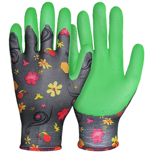 par de guantes de jardinería, guantes de trabajo, guantes de jardinería, guantes de trabajo para hombres y mujeres, para podar, cavar y plantar.
