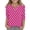 Hot Pink(Polka Dots), variant on Cute Teen Girl Shirts Size 7 Summer 3/4 Sleeve Button V Neck Polka Dots Tee Shirts Casual Soft Lightweight Tween Girls Trendy Clothes Basic T-Shirts White 12-13 Years