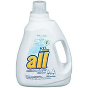 all 2X Ultra Free Clear Allergen Fighter 64 Loads Liquid Laundry Detergent, 100 Fl. Oz.