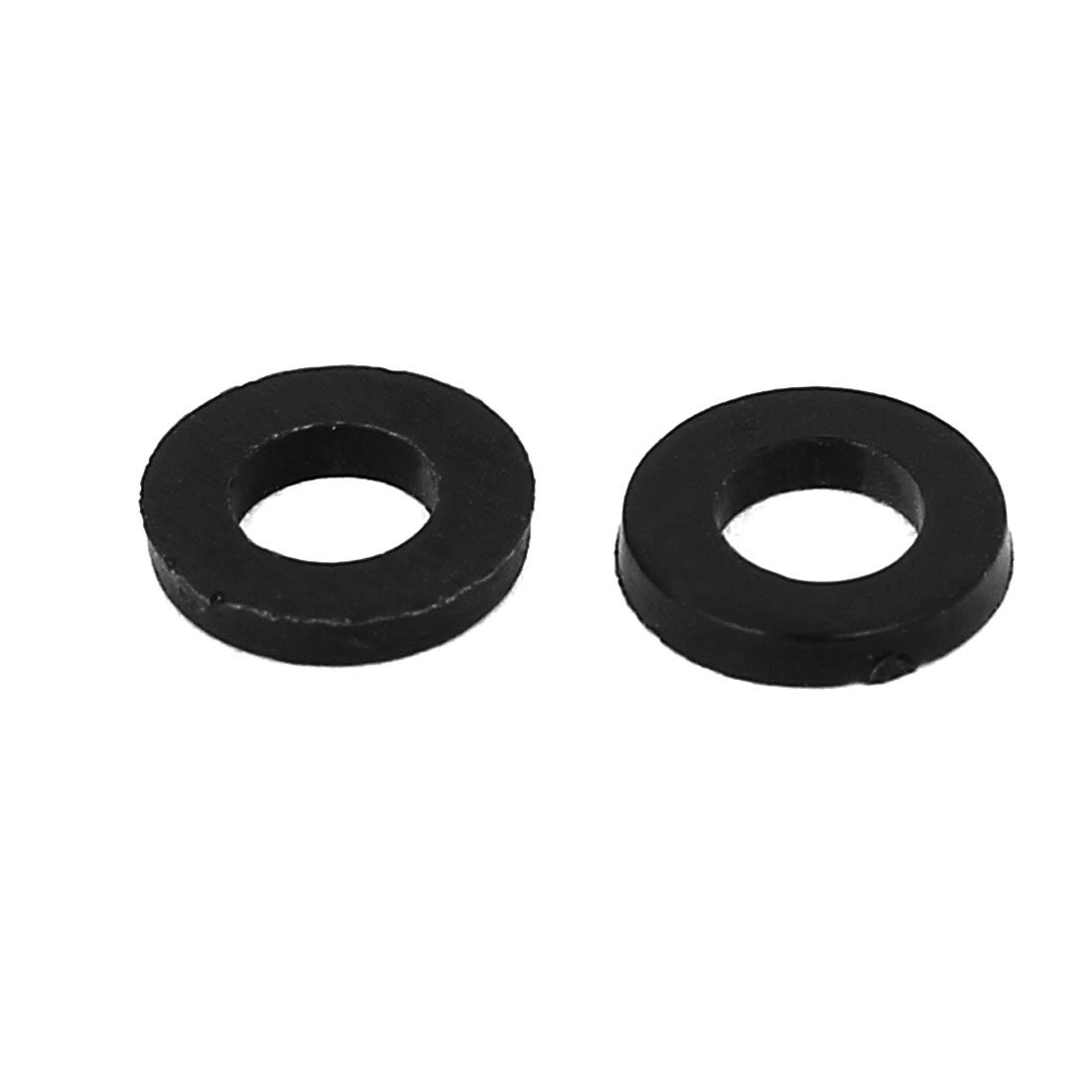 M3 x 6mm x 1mm Nylon Flat Washers Spacers Gaskets Fastener Black 300PCS
