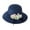 Navy, variant on EnJoCho Summer Baby Flower Breathable Hat Straw Sun Hat Kids Hat Boy Girls Hats Cute Beach Sunhat Casual Outdoor Caps