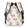 thumbnail image 4 of Disketp Tulips Flowers Backpack for Men and Women - Lightweight Backpack Classical with Multi-pockets Casual Daypack for College Workplace Travel, 4 of 5